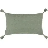 Caliche Tasselled Cushion - Multi, Cotton