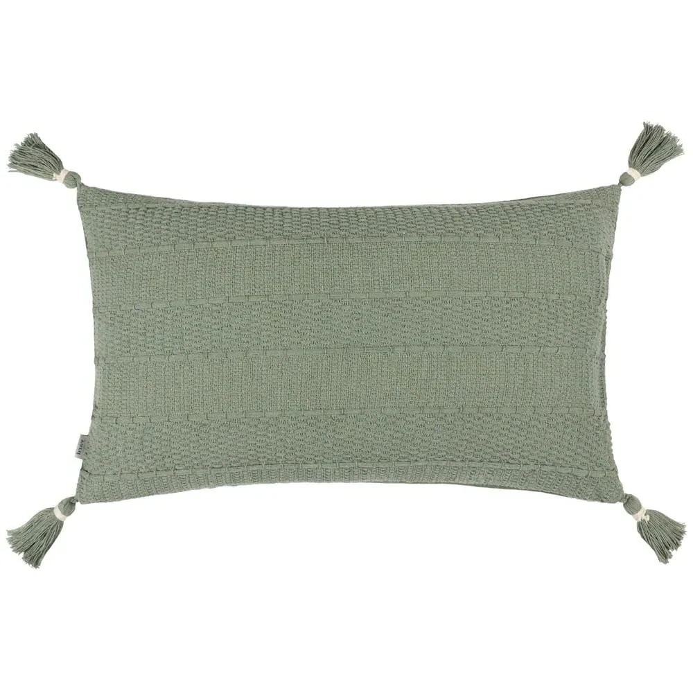 Caliche Tasselled Cushion - Multi, Cotton