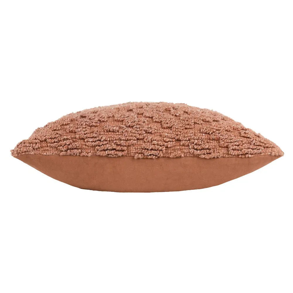Calvay Chunky Textured Cushion - Baked Earth