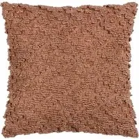 Calvay Chunky Textured Cushion - Baked Earth