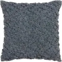 Calvay Chunky Textured Cushion - Dusk