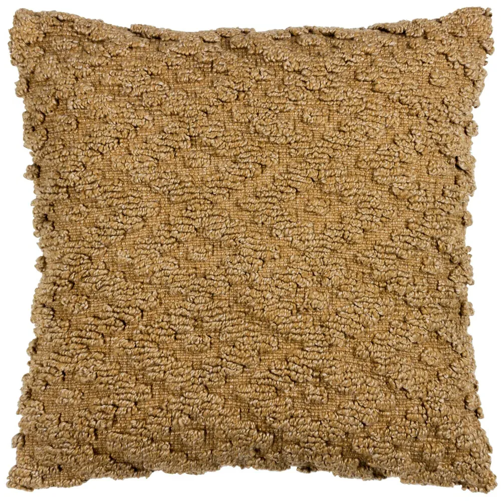 Calvay Chunky Textured Cushion - Honey