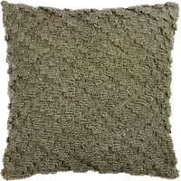 Calvay Chunky Textured Cushion - Lichen