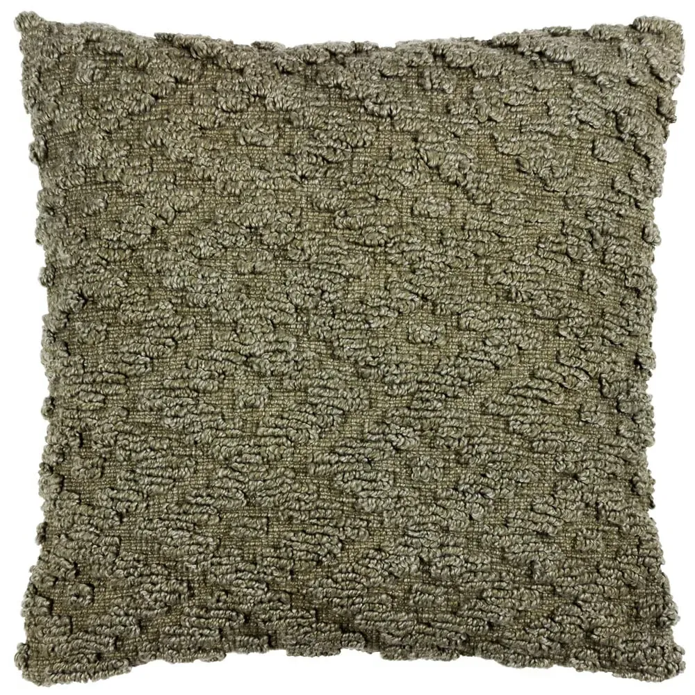 Calvay Chunky Textured Cushion - Lichen