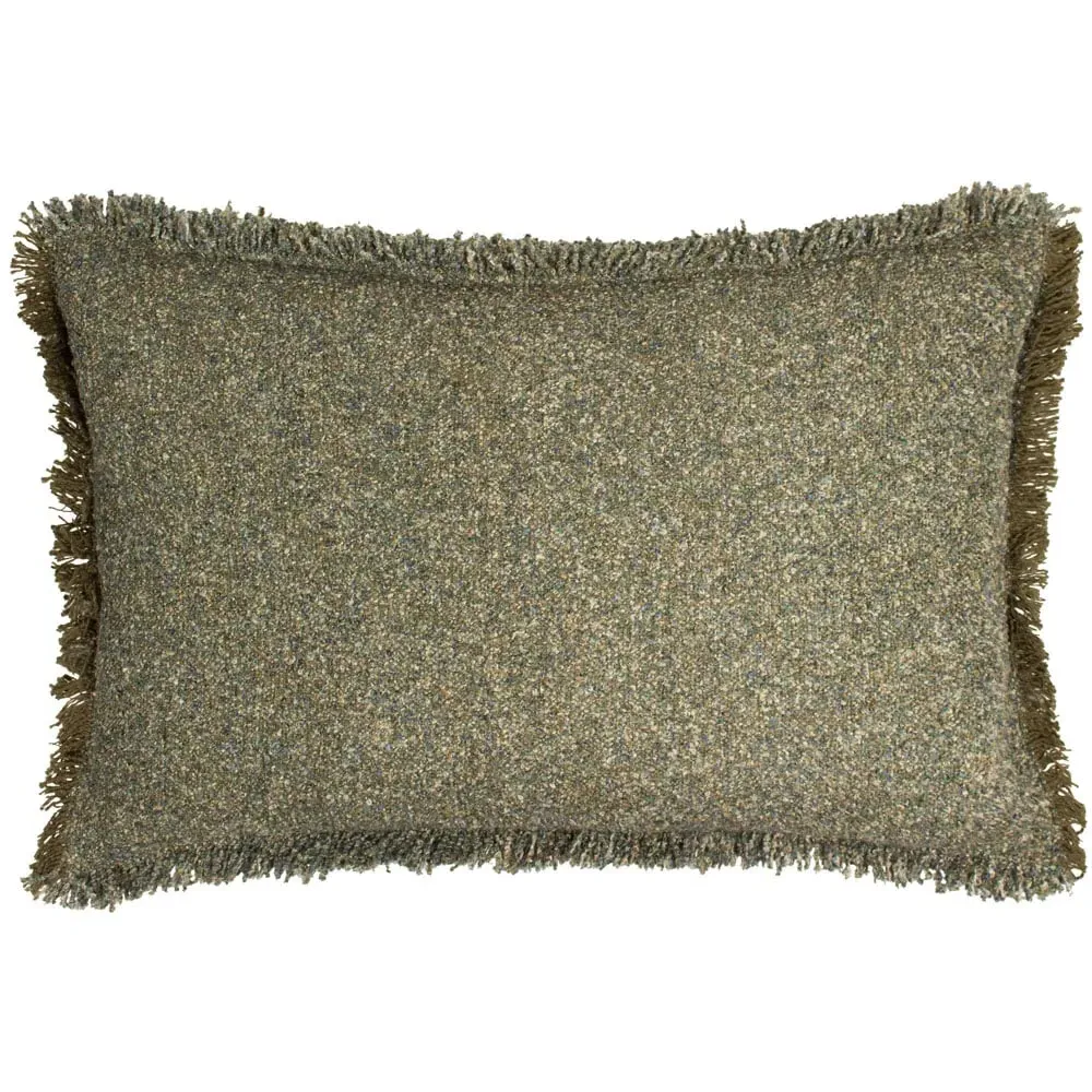 Doze Reversible Fringed Cushion - Multi