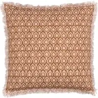 Georgi Fringed Cushion - Multi, Cotton