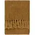 Harri Herringbone Fringed Throw - Honey, Cotton
