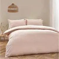 Heaton Double Duvet Set - Baked Earth, Cotton