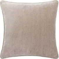 Heavy Chenille Reversible Cushion - Greige