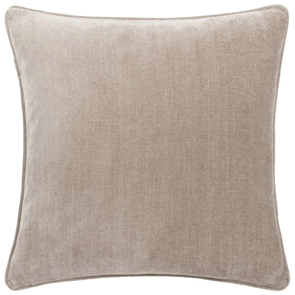 Heavy Chenille Reversible Cushion - Greige
