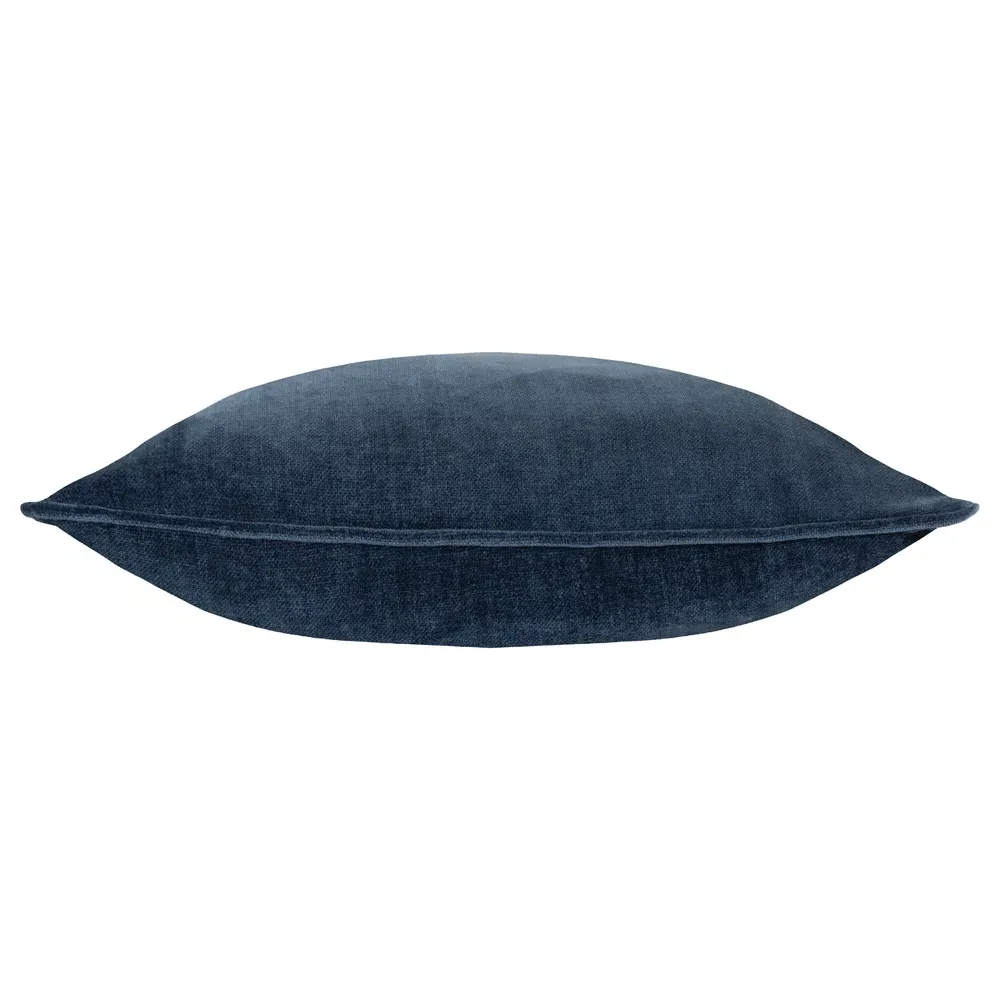 Heavy Chenille Reversible Cushion - Navy
