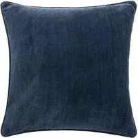 Heavy Chenille Reversible Cushion - Navy