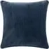 Heavy Chenille Reversible Cushion - Navy