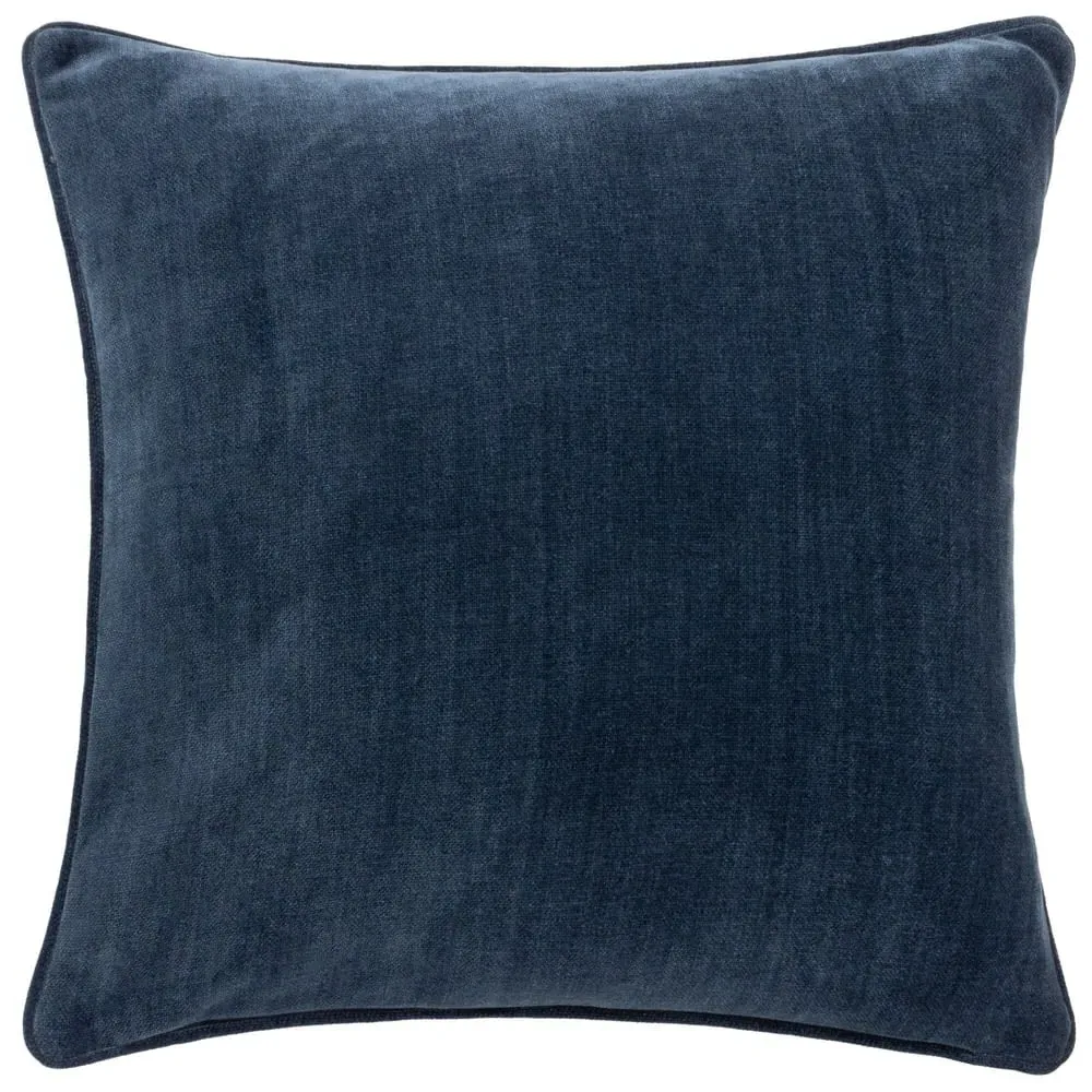 Heavy Chenille Reversible Cushion - Navy