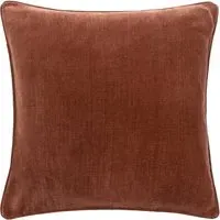 Heavy Chenille Reversible Cushion - Nutmeg