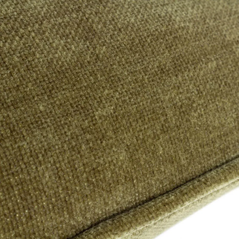 Heavy Chenille Reversible Cushion - Olive