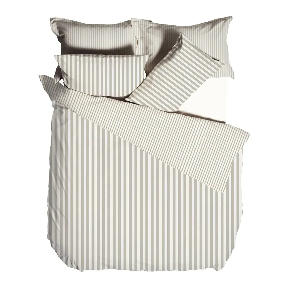 Hebden Double Reversible Duvet Set - Natural