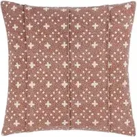 Helm Pecan Organic Woven Cushion - Multi, Cotton