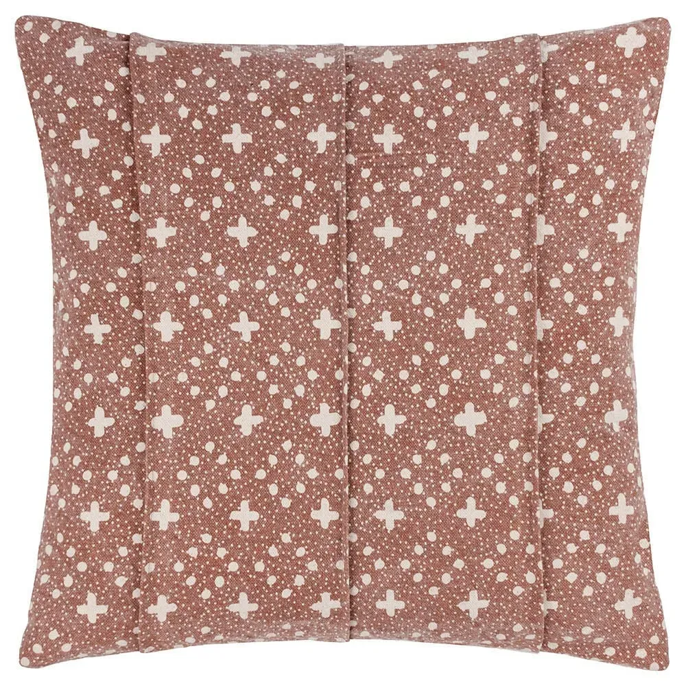 Helm Pecan Organic Woven Cushion - Multi, Cotton