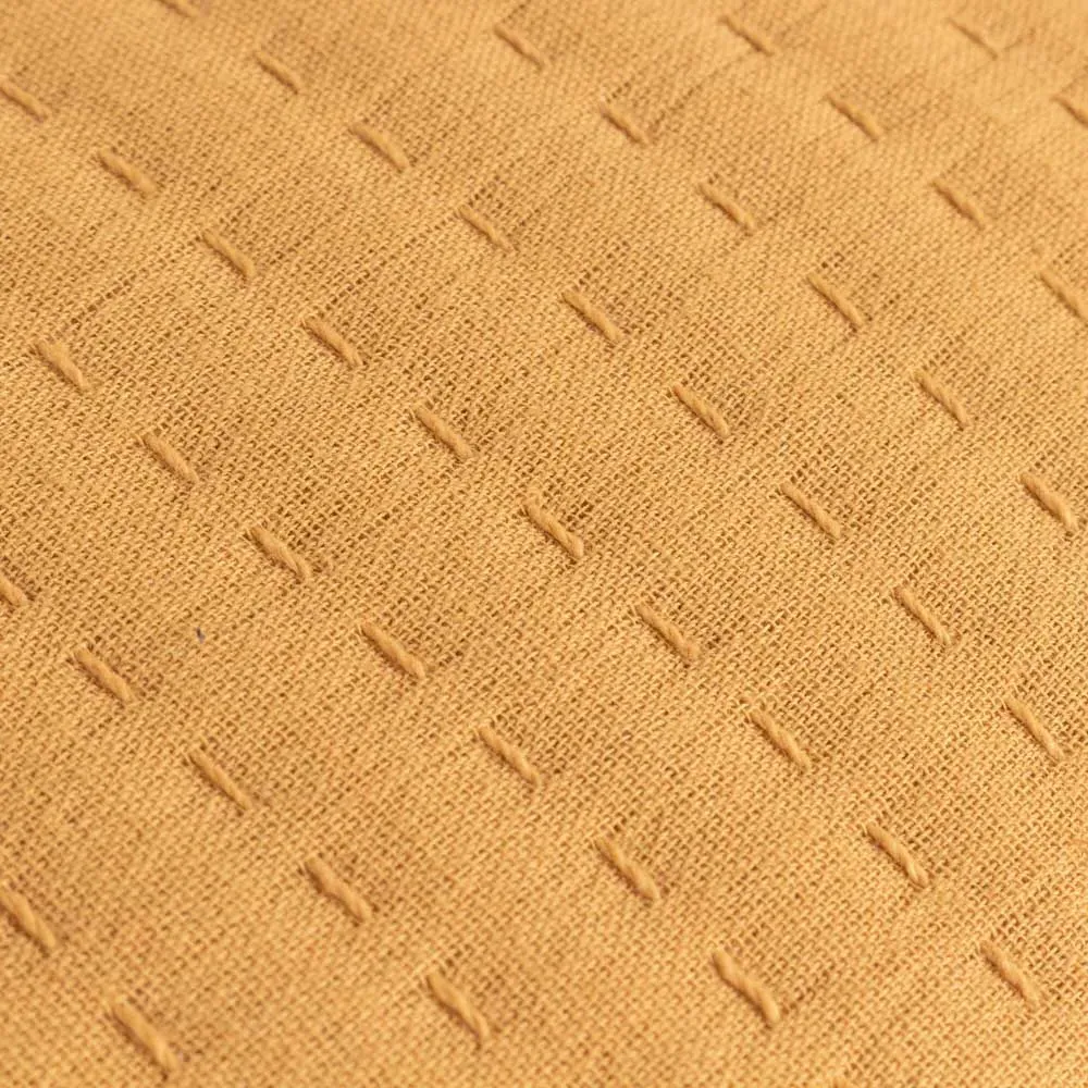 Hush Linear Cushion - Honey, Cotton