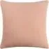 Lark Muslin Cotton Cushion - Pink Clay