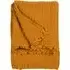 Lark Muslin Cotton Throw - Cumin
