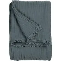 Lark Muslin Cotton Throw - Dusk
