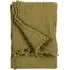 Lark Muslin Cotton Throw - Khaki Green