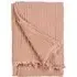 Lark Muslin Cotton Throw - Pink Clay
