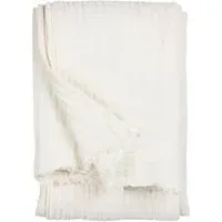 Lark Muslin Cotton Throw - White