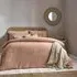 Lark Super King Duvet Set - Pink Clay, Muslin Cotton