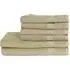 Loft Combed Cotton Towel Bundle Set of 6 - Oatmeal