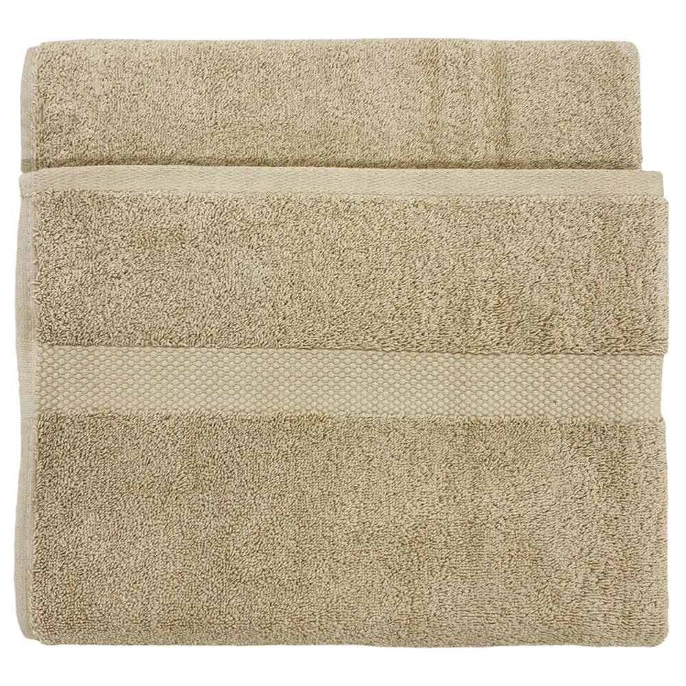Loft Combed Cotton Towel Bundle with Bath Sheets Set of 7 - Oatmeal