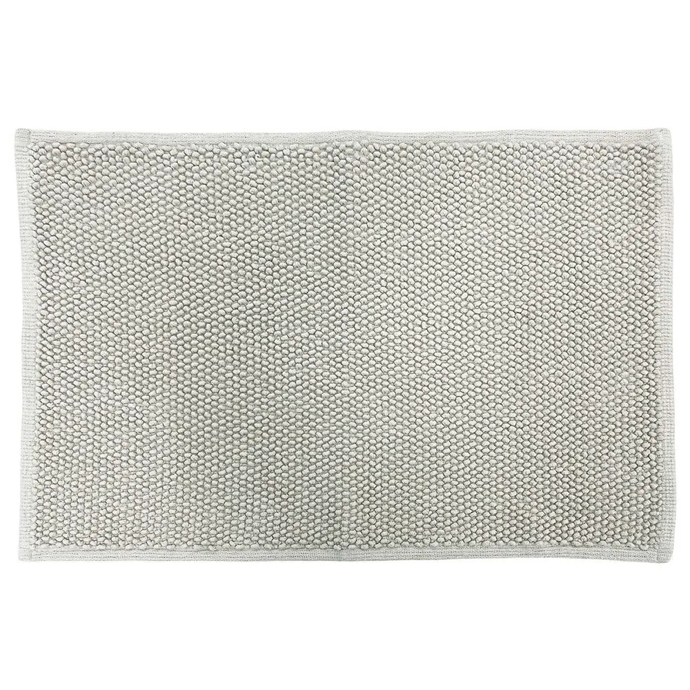 Loft Cotton Anti-Slip Bath Mat - White