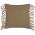 Nimble Knitted Cushion - Brown, Cotton