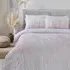 Pampas Super King Size Duvet Cover Set - Blush, Cotton