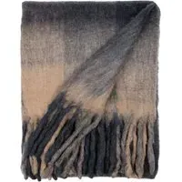 Rayston Throw - Flint Black, Wool Blend