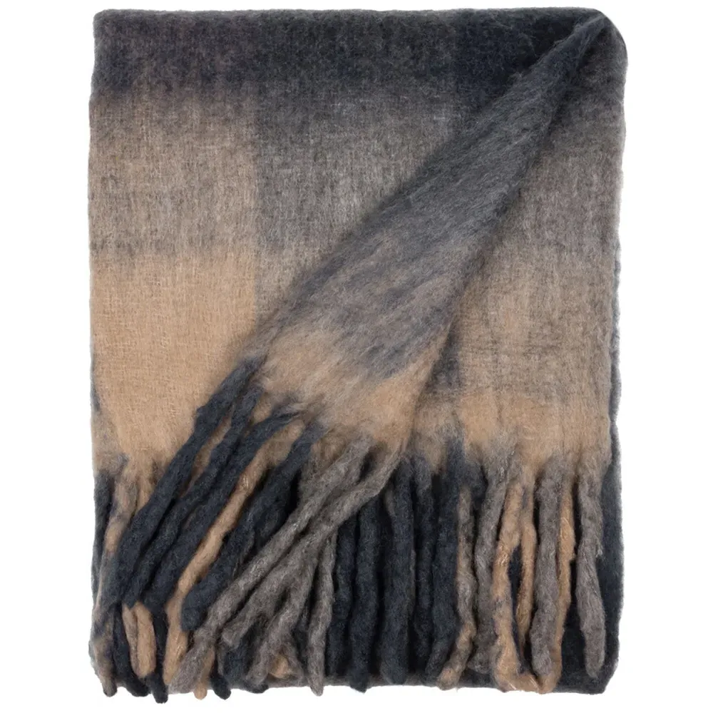 Rayston Throw - Flint Black, Wool Blend image