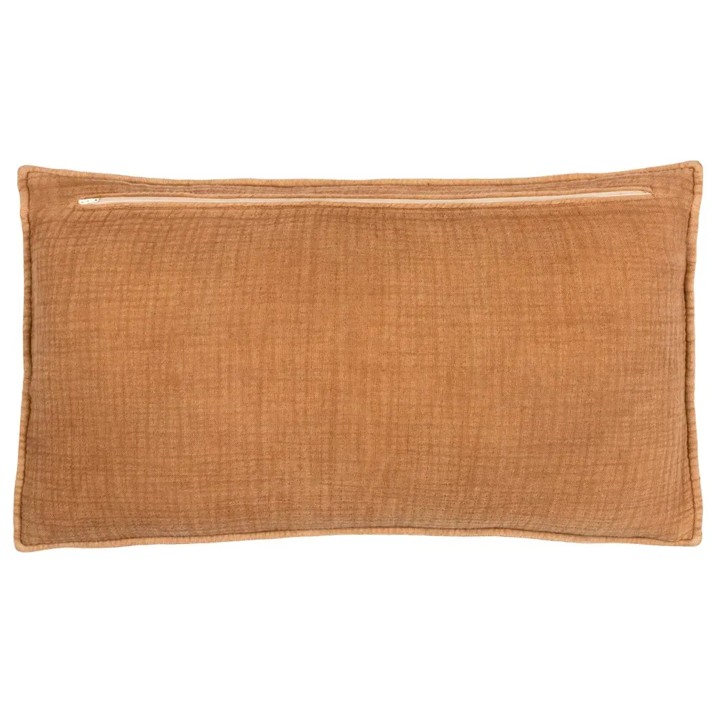Ribble Acid Wash Cushion - Pecan, Cotton