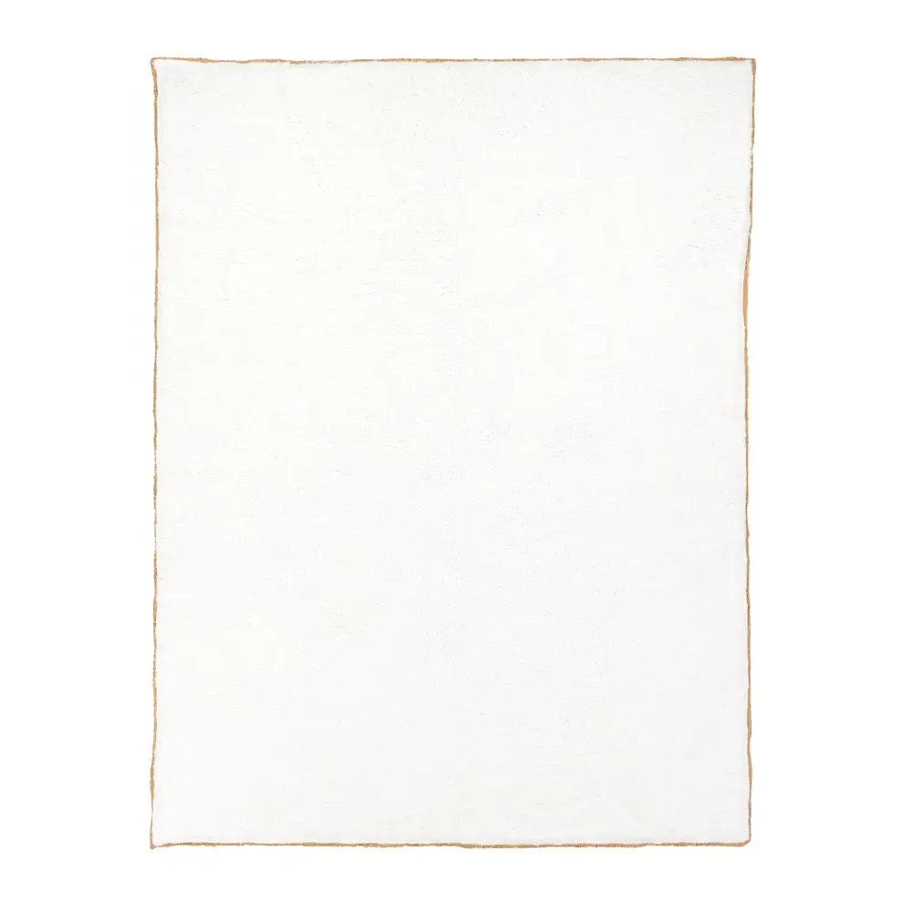 Ronan Sherpa Waffle Fleece Throw - Brown, Cotton