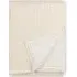 Ronan Sherpa Waffle Fleece Throw - Cream, Cotton