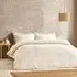 Single Boucle Fleece Duvet Set - Ecru