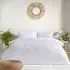 Single Duvet Set - White, Cotton
