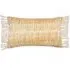 Sono Abstract Fringed Cushion - Cumin, Cotton
