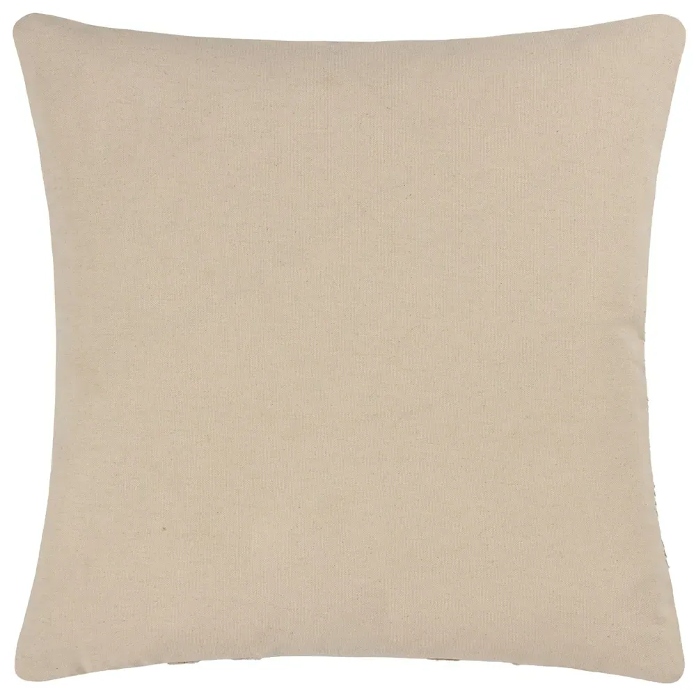 Strata Natural Stripe Woven Cushion - Cream, Jute
