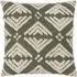 Taya Square Tufted Cushion - Sage, Cotton