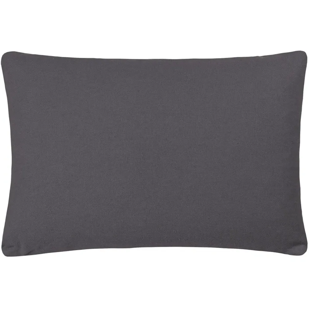 Taya Tufted Cushion - Grey, Cotton