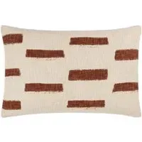 Terra Pecan Slub Cotton Cushion - Multi