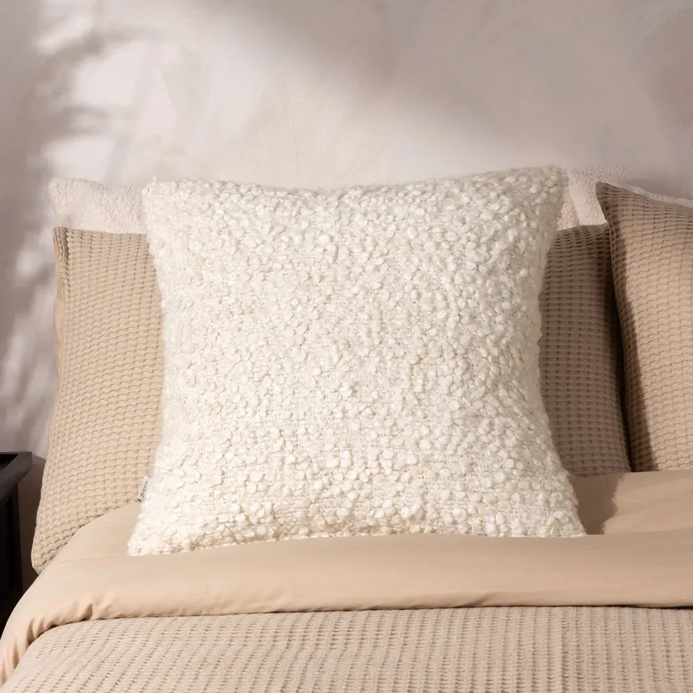 Ulsmere Boucle Cushion - Cream
