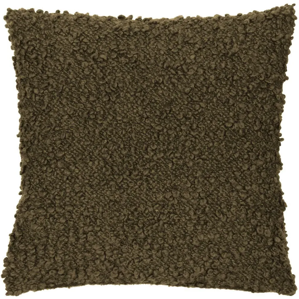 Ulsmere Boucle Cushion - Green